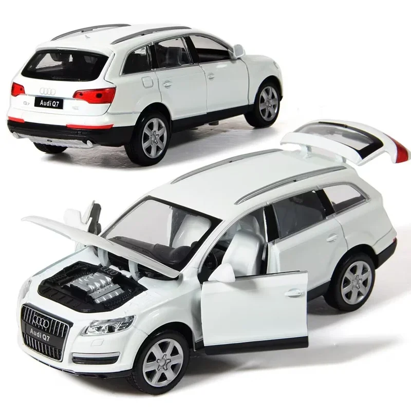 1:32 Audi Q7 SUV Matte Black Diecast Model 6 1:32 Audi Q7 SUV Matte Black Diecast Model - Image 6