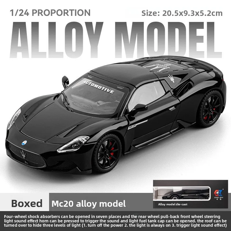 MC20 Convertible Sports Car Diecast Model 1:24 9 MC20 Convertible Sports Car Diecast Model 1:24 - Image 9