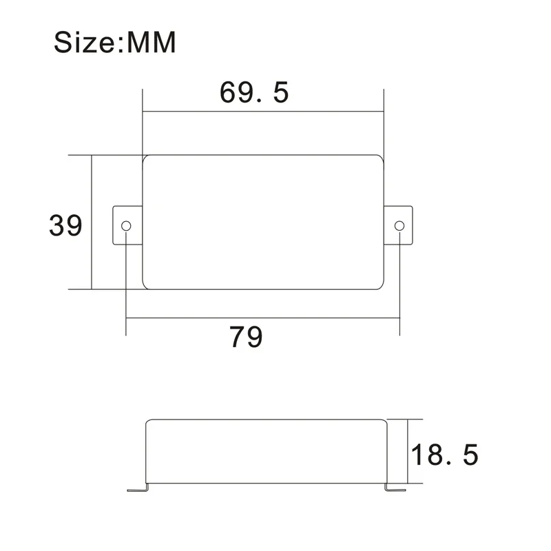 Closed Style Humbucker Pickup for LP Guitars 2 Closed Style Humbucker Pickup for LP Guitars - Image 2