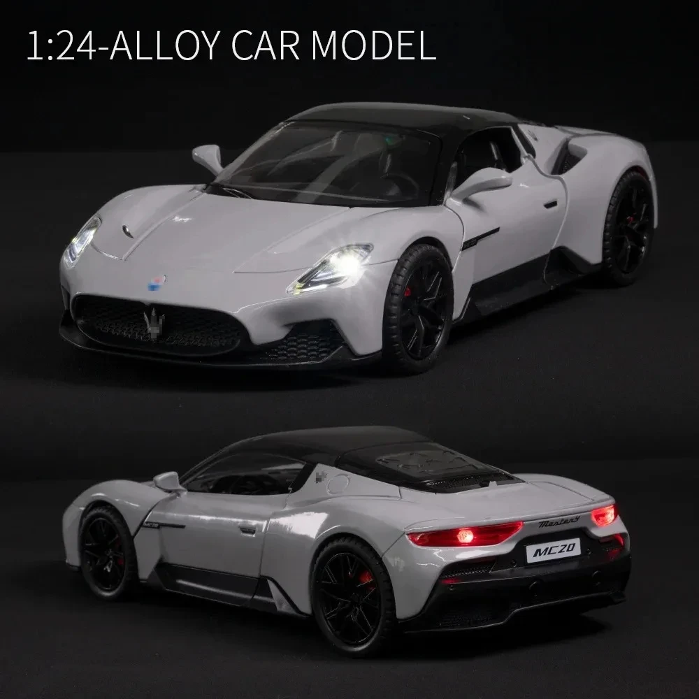 1:24 Scale Maserati MC20 Alloy Sport Car Model 3 1:24 Scale Maserati MC20 Alloy Sport Car Model - Image 3
