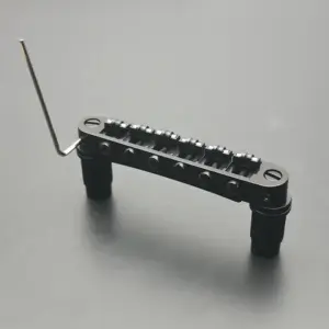 Guitar Tune-O-Matic Roller Saddle Bridge Gold 12 S8f49e9e682804665b34531715ca87ab1A