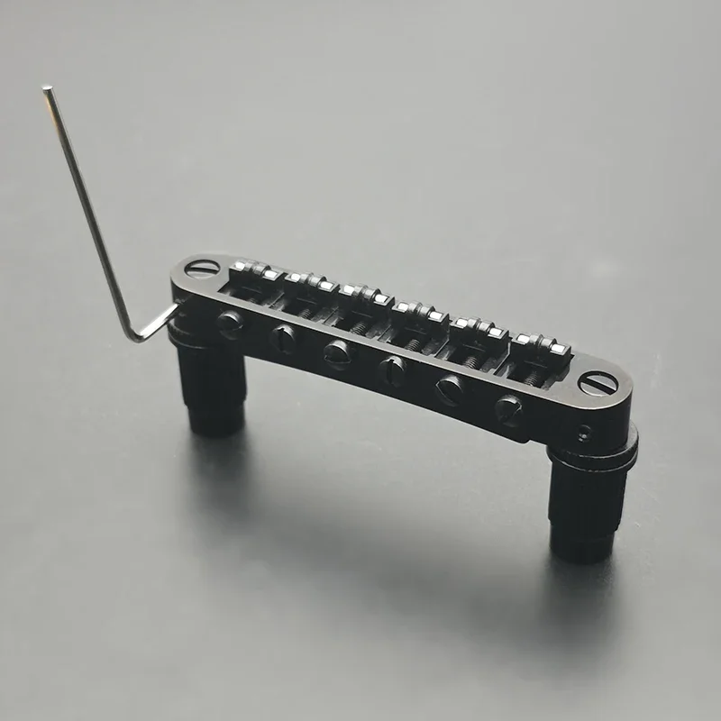 Guitar Tune-O-Matic Roller Saddle Bridge Gold 6 Guitar Tune-O-Matic Roller Saddle Bridge Gold - Image 6