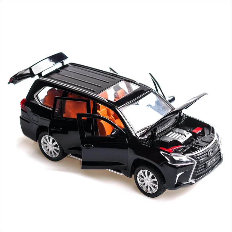 1:32 Lexus LX570 SUV Diecast Model Black 6 1:32 Lexus LX570 SUV Diecast Model Black - Image 6
