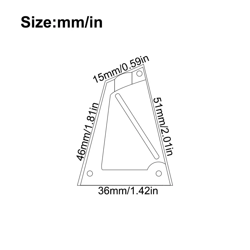 3-Piece Truss Rod Cover Set for Guitars 2 3-Piece Truss Rod Cover Set for Guitars - Image 2