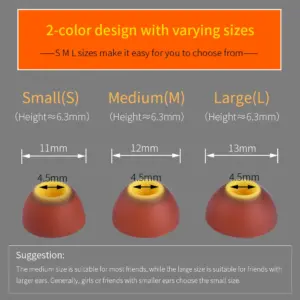 Foam Ear Tips for Xiaomi, Huawei, Sennheiser 9 S8f8f0604349047cb89a4c127c9d549ea5