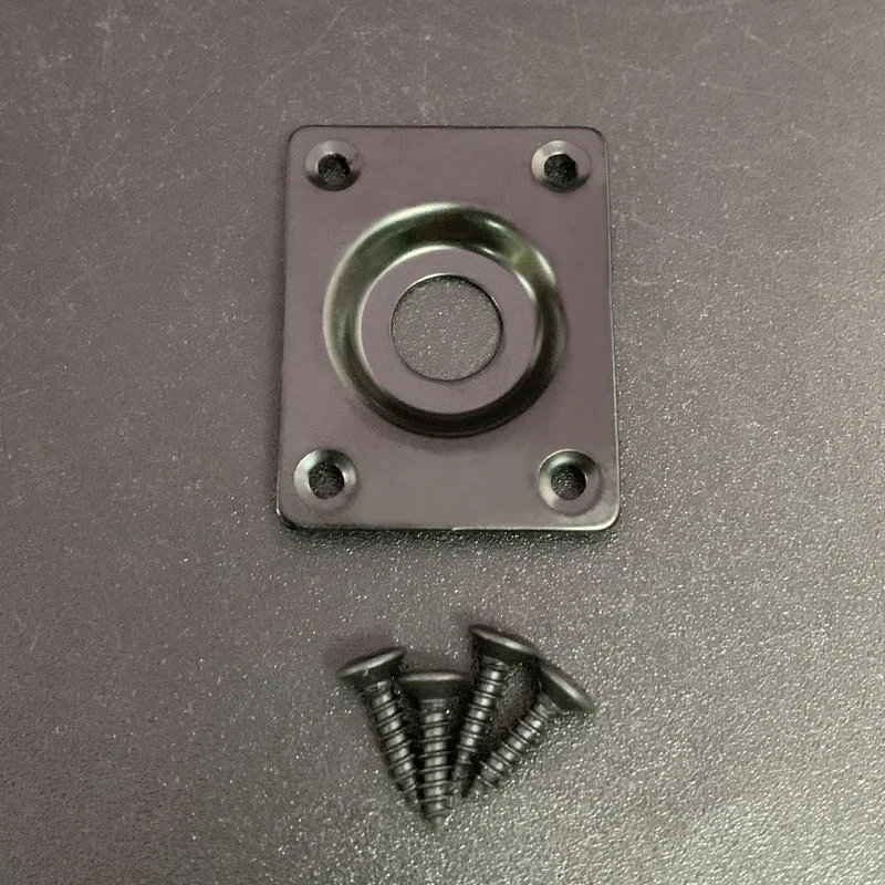 Set of 4 Metal Jack Plates for Bass Guitars 9 Set of 4 Metal Jack Plates for Bass Guitars - Image 9