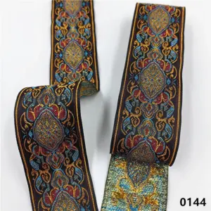 Vibrant 5cm Jacquard Ribbons - 7 Meters 93 S905f56bc929047bfb1a7d71869b60fa3K