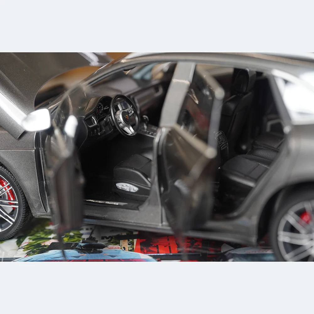 Porsche Macan Turbo 2013 Diecast Model Grey 3 Porsche Macan Turbo 2013 Diecast Model Grey - Image 3