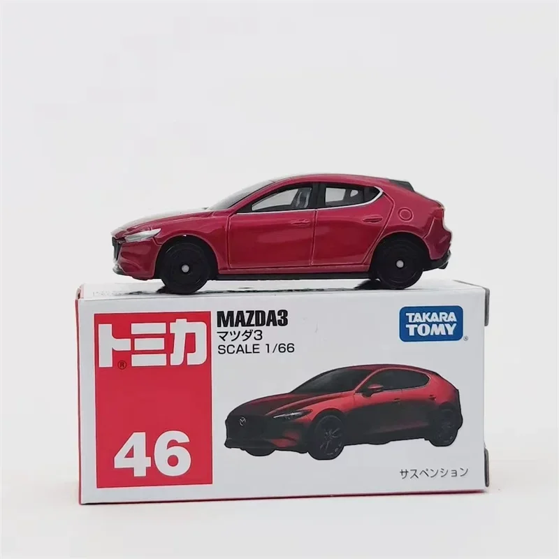 Mazda 3 Diecast Model in Glossy Red Finish 2 Mazda 3 Diecast Model in Glossy Red Finish - Image 2
