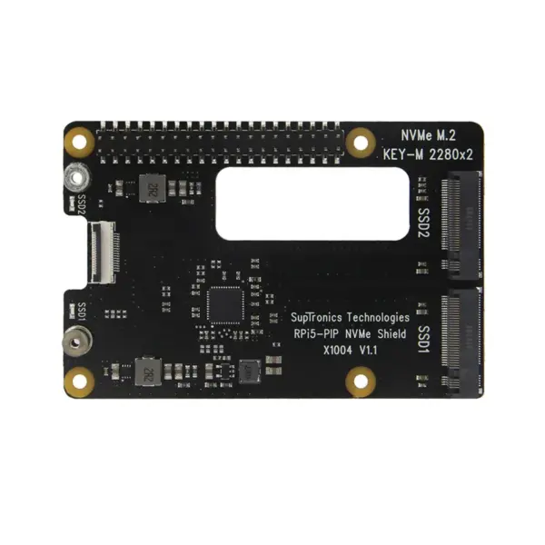 Dual M.2 NVMe SSD Adapter Board for Raspberry Pi 5 - Image 6