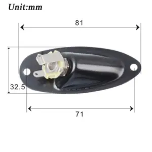 Boat Style 1/4 Inch Guitar Jack Socket Plate 12 S91671a044a6649f182c1ca1f79d302c22