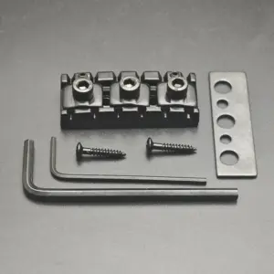 Metal Adjustable Guitar Locking Nut 42.5mm x 16mm 15 S9197d58f2fcb4d3ea63ced1f774d28eeT