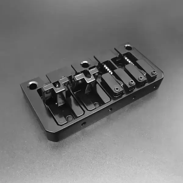 Flipping Saddle 4-String Bass Bridge Black - Image 6