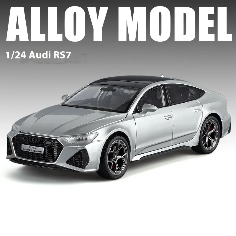 Audi RS7 Coupe Diecast Model 1:24 White 7 Audi RS7 Coupe Diecast Model 1:24 White - Image 7
