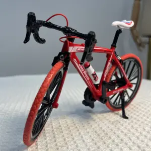 1:8 Scale Red Alloy Mini Model Bicycle 11 S9233a5227ae9489a84c6a2e12fc042383