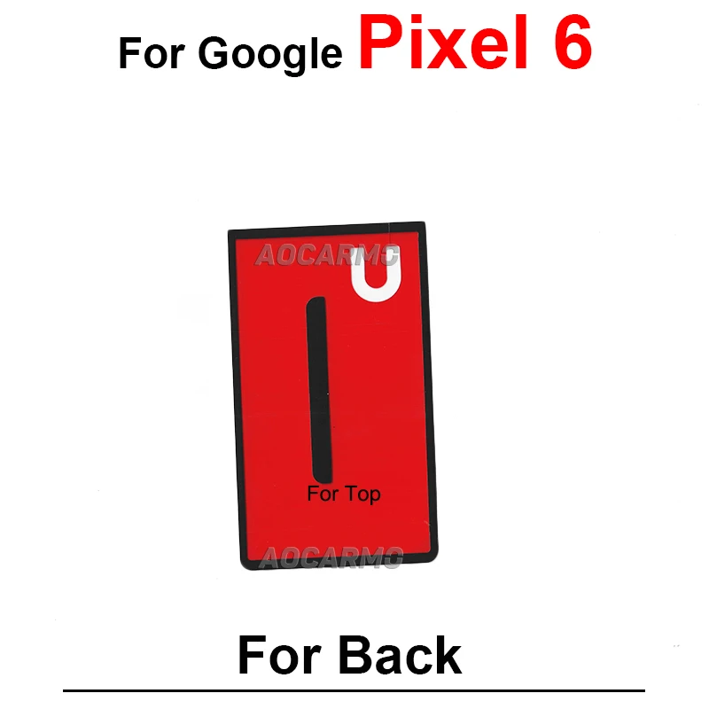 Red Adhesive Back Cover Stickers for Pixel 6 Pro 2 Red Adhesive Back Cover Stickers for Pixel 6 Pro - Image 2