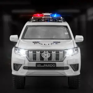 1/24 Scale Toyota Land Cruiser Prado Police Model 10 S931b6df86d4c452987c9088e042c7d39x
