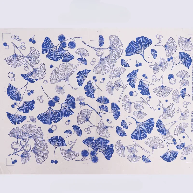 Blue and White Ceramic Underglaze Sticker Set 5 Blue and White Ceramic Underglaze Sticker Set - Image 5