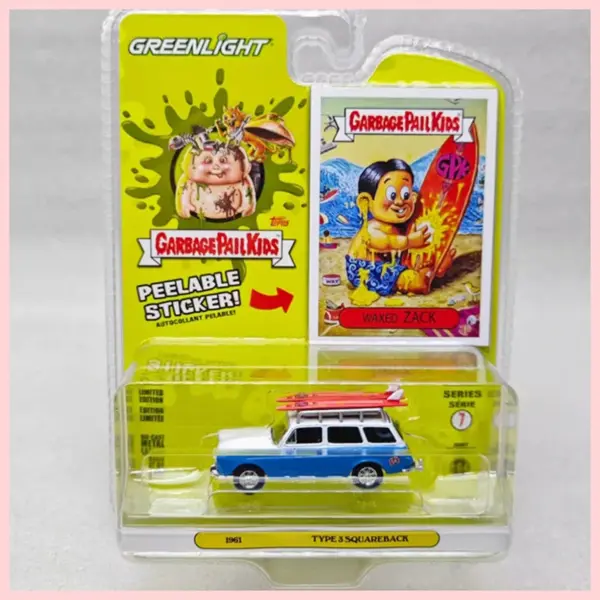 Diecast 1961 Type 3 Squareback Model with Surfboards - Image 2