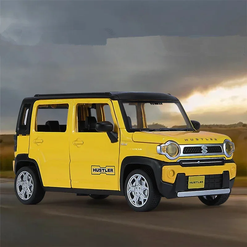 Suzuki Hustler Diecast Model SUV Blue 1:22 Scale 2 Suzuki Hustler Diecast Model SUV Blue 1:22 Scale - Image 2