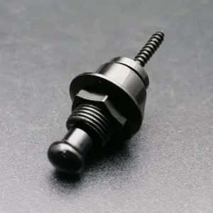 Guitar Strap Lock Set in Black Gold Chrome 15 S94536c35a2b74d91a5f30700ff6b0b64V