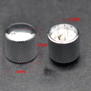 Bass Guitar Metal Control Knobs Set of 2 11 S948c8d1b737c40bbae4185c216c013f8z