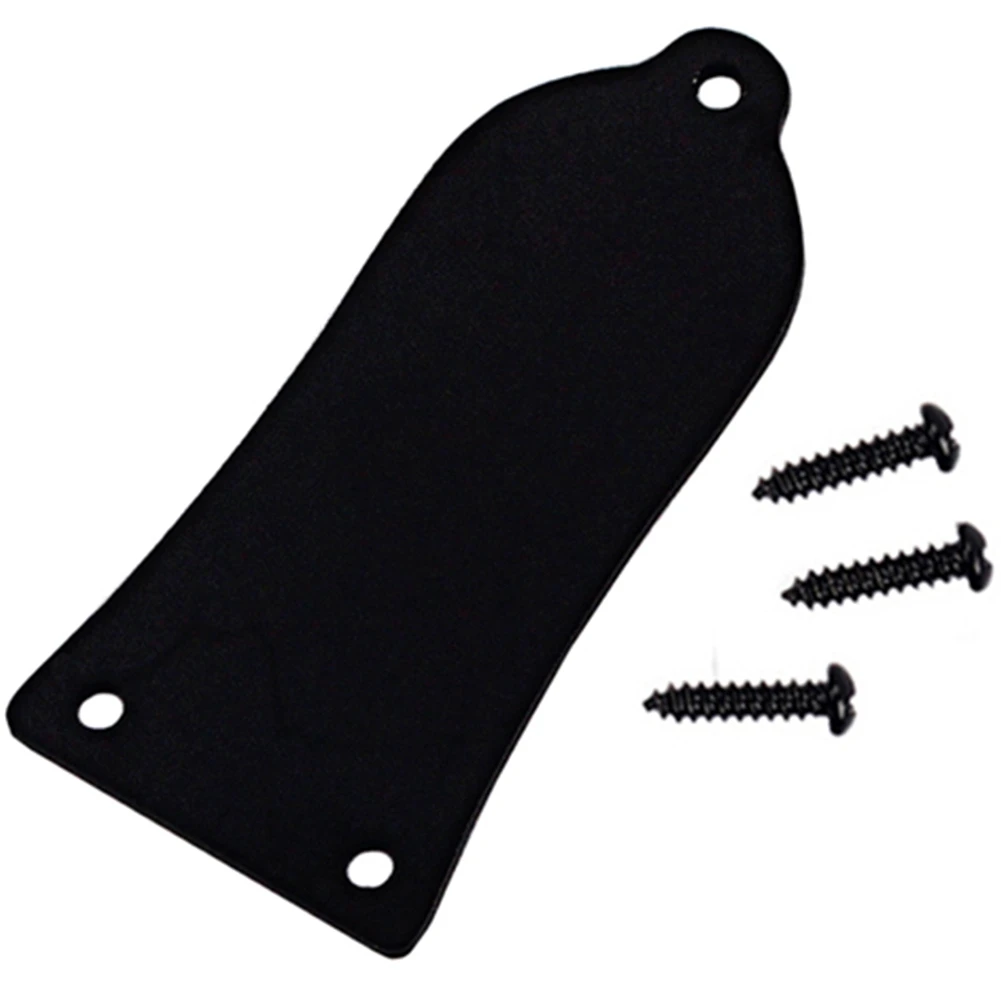 Black Bell-Shaped Guitar Truss Rod Cover 4 Black Bell-Shaped Guitar Truss Rod Cover - Image 4