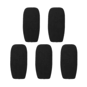 Black Mini Microphone Windscreens Pack of 5 12 S94bdcfa2197343fd99132e7840e5cc397