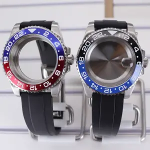 40mm Waterproof Watch Case with Rubber Strap 27 S9577e114e5cf4731a634149e3132f7e49