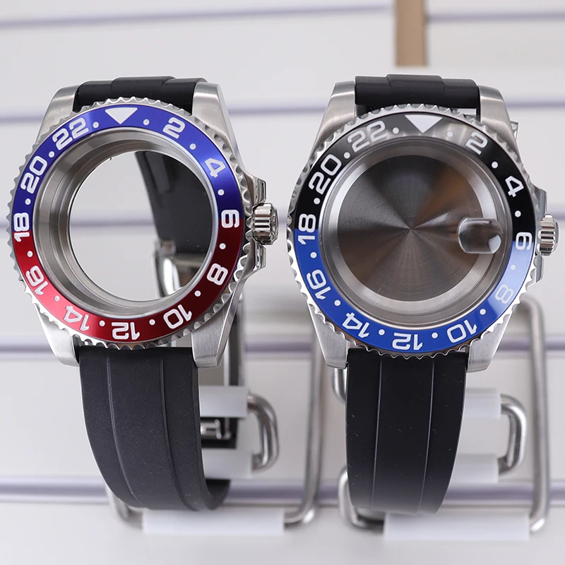 40mm Waterproof Watch Case with Rubber Strap 2 40mm Waterproof Watch Case with Rubber Strap - Image 2