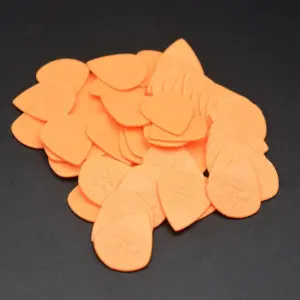 100 Premium Guitar Picks in Black and Orange 12 S959881b8b4c5432a89f8696cc74e43547