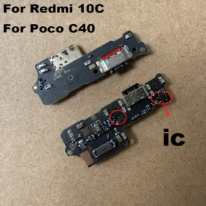 USB Charger Dock for Xiaomi Redmi 10C, Poco C40