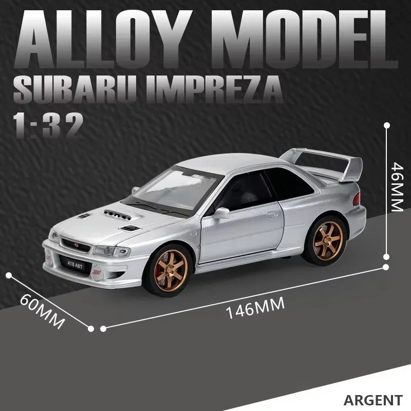 1:32 Subaru Impreza WRX STI Diecast Model 8 1:32 Subaru Impreza WRX STI Diecast Model - Image 8
