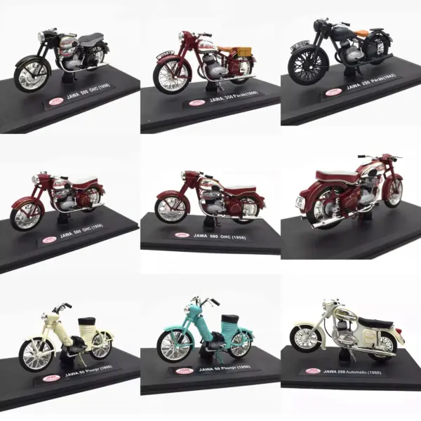 1/18 Scale Diecast Jawa 250 Pérák Model - Image 2