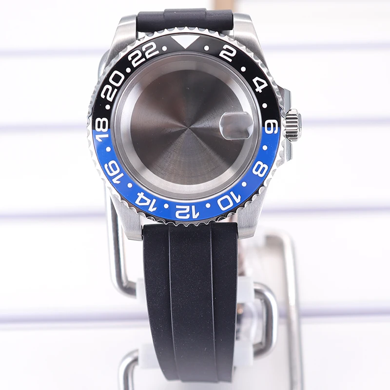 40mm Waterproof Watch Case with Rubber Strap 9 40mm Waterproof Watch Case with Rubber Strap - Image 9