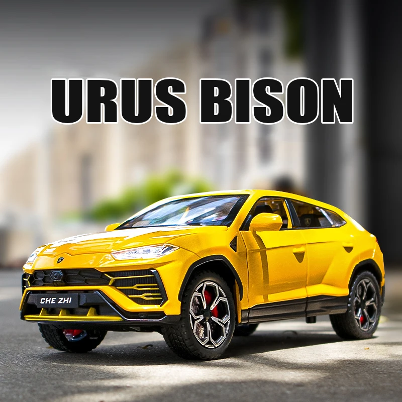 1:24 Scale Black Lamborghini Urus Diecast Model 2 1:24 Scale Black Lamborghini Urus Diecast Model - Image 2