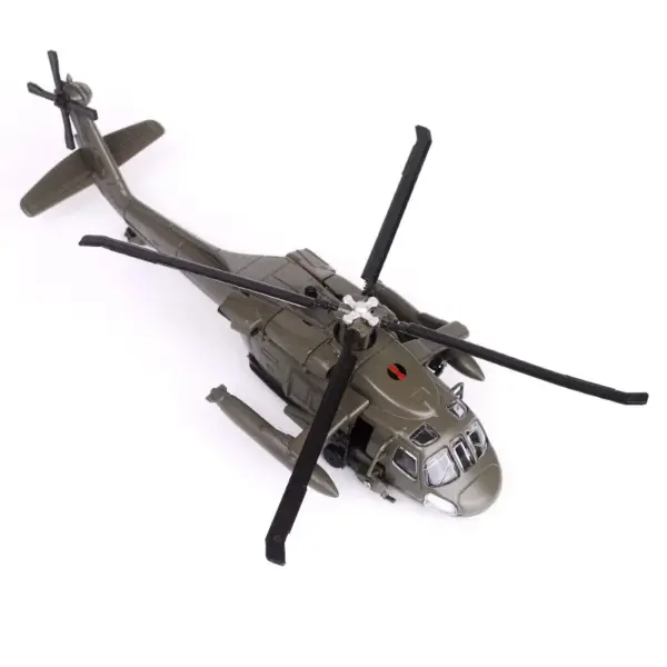 Huaiyi J64-3 Black Hawk Helicopter Alloy Model - Image 2