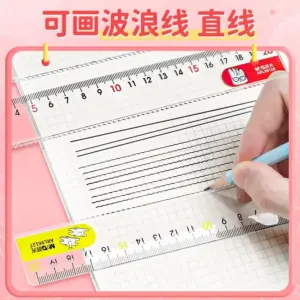 Colorful Plastic Rulers Set for Students 10 S98ca6a95266d4eabbf83ef23d7d1ff3fV