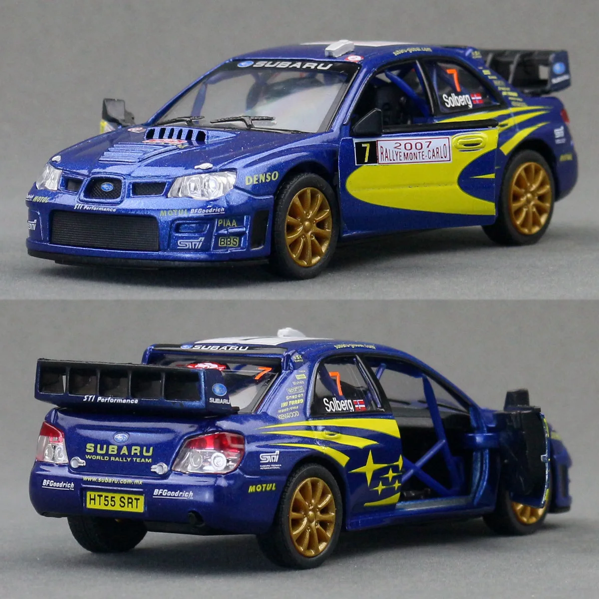 KiNSMART 2007 Subaru Impreza WRC Diecast Model 3 KiNSMART 2007 Subaru Impreza WRC Diecast Model - Image 3