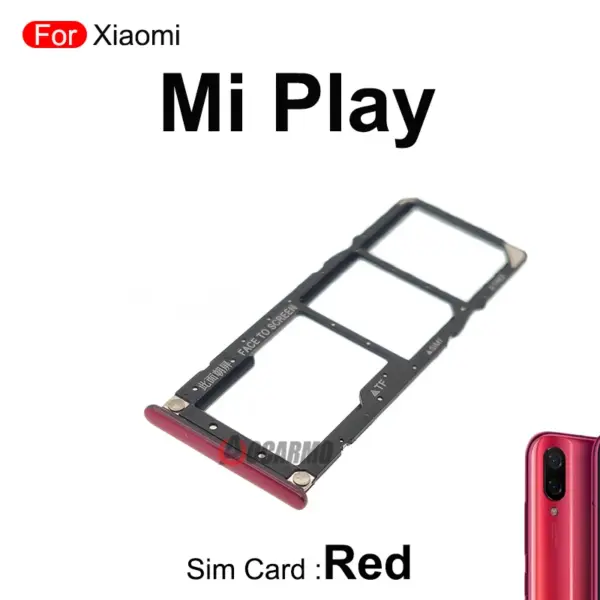 Xiaomi Mi Play SIM Card Tray Set with Tabs - Image 5