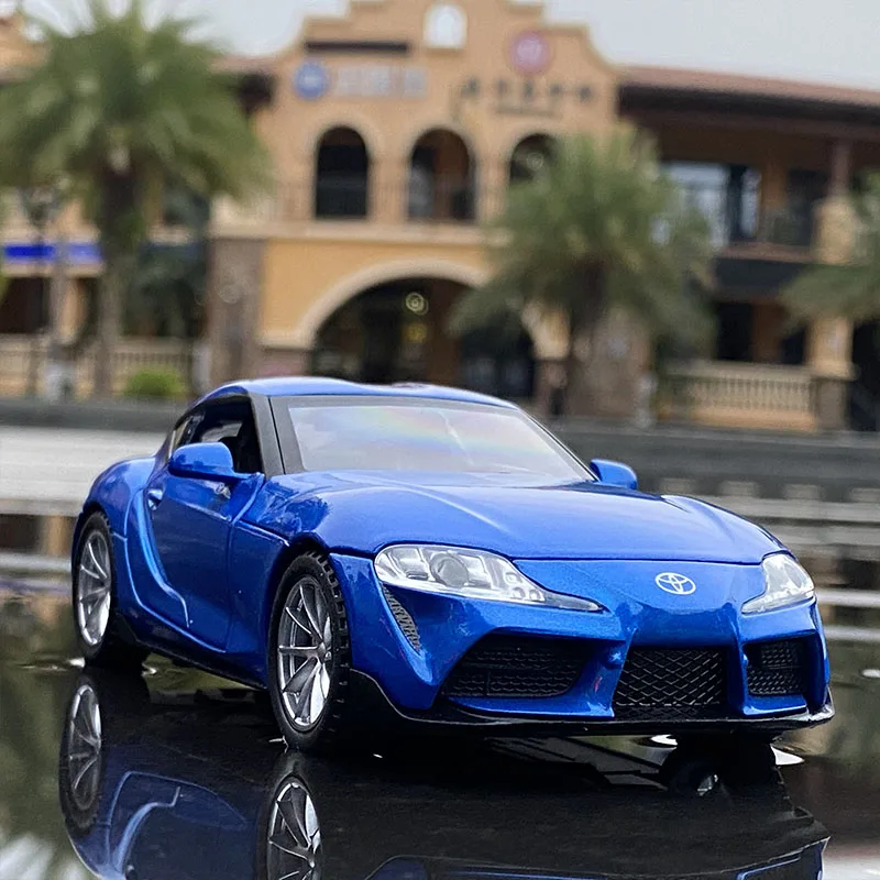 1:32 Toyota Supra Yellow Diecast Model Car 10 1:32 Toyota Supra Yellow Diecast Model Car - Image 10