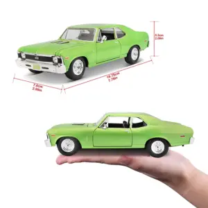 Maisto 1:24 Scale 1970 Chevrolet Nova SS Model 13 S99263a465eaa42c9ab1eb0bb407c7a622