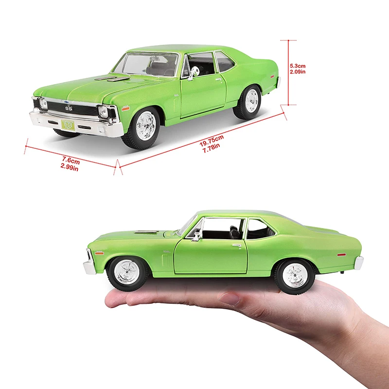 Maisto 1:24 Scale 1970 Chevrolet Nova SS Model 5 Maisto 1:24 Scale 1970 Chevrolet Nova SS Model - Image 5