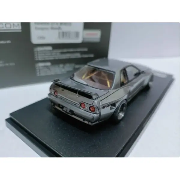 1:43 Scale Pandem GT-R BNR32 Grey Model Car - Image 3