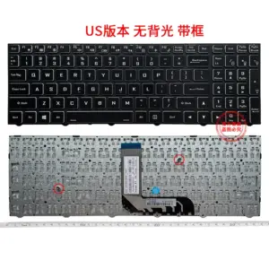 Backlit Keyboard for Clevo Models N250 N650 N850 N950 N750 N957 PA70 P950 N857 N855 N960 14 S9939b7e0b97445699f030c86f0ce0293s