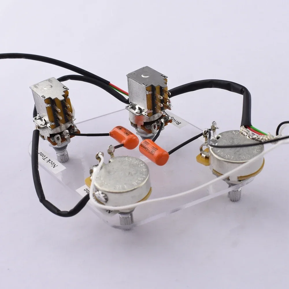 Electric Guitar Pre-wired Wiring Harness Kit 3 Electric Guitar Pre-wired Wiring Harness Kit - Image 3