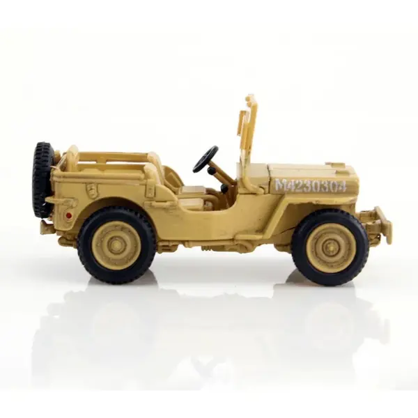 1/72 Scale Willis Jeep Military Vehicle Model - Image 2