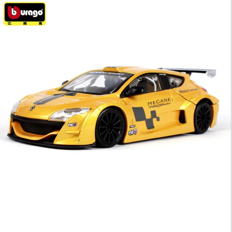 Renault Megane Yellow Diecast Model 1:24 Scale 2 Renault Megane Yellow Diecast Model 1:24 Scale - Image 2