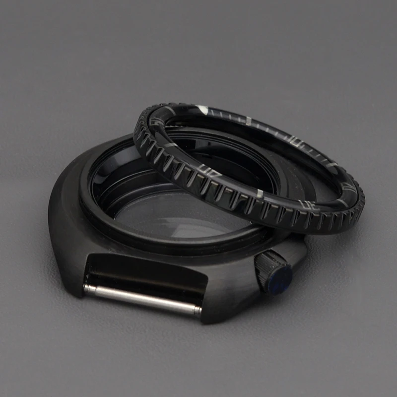 Black 6105 6309 Turtle Abalone Watch Case 2 Black 6105 6309 Turtle Abalone Watch Case - Image 2