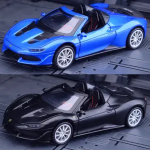 1:32 Red Alloy Sports Car Model Diecast 11 S9b8cc0a0a7544345aacbe3c33ffb1124A